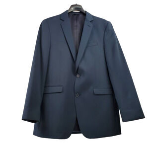 Generation Tux Suit Jacket Men's Blue 42R Two-Button Wedding Office Prom Blazer